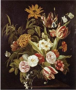 unknow artist Floral, beautiful classical still life of flowers 016 oil painting image